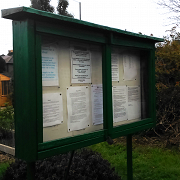 Painted noticeboard - 27th February 2022