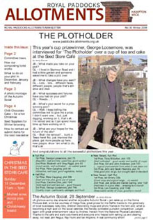 Plotholder no. 30, Winter 2008/09
