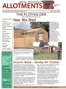 Plotholder no. 32, Autumn 2009