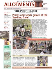 Plotholder no. 36, May 2011