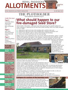 Plotholder no. 38, March 2012