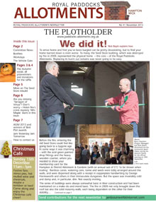 Plotholder no. 41, November 2013