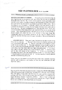 Plotholder no. 4, June 1999
