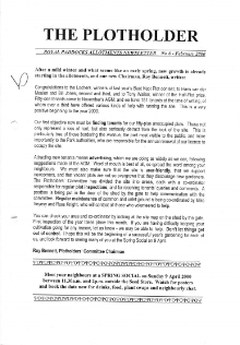 Plotholder no. 6, February 2000