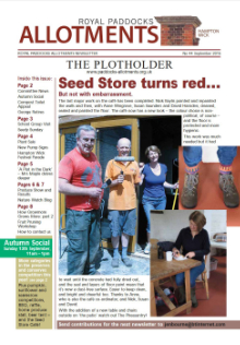 Plotholder no. 44, September 2015