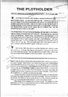 Plotholder no. 8, October 2000