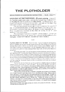 Plotholder no. 10, May 2001