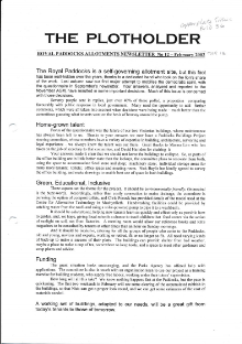 Plotholder no. 12, February 2002