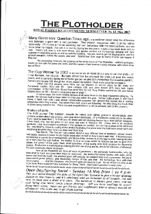 Plotholder no. 15, May 2003