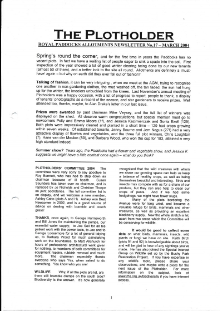 Plotholder no. 17, March 2004