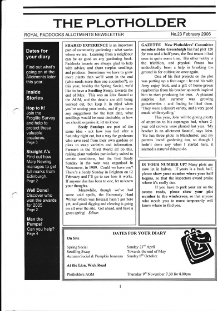 Plotholder no. 23, February 2006