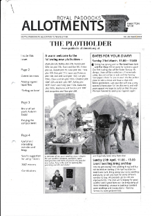 Plotholder no. 28, March 2008